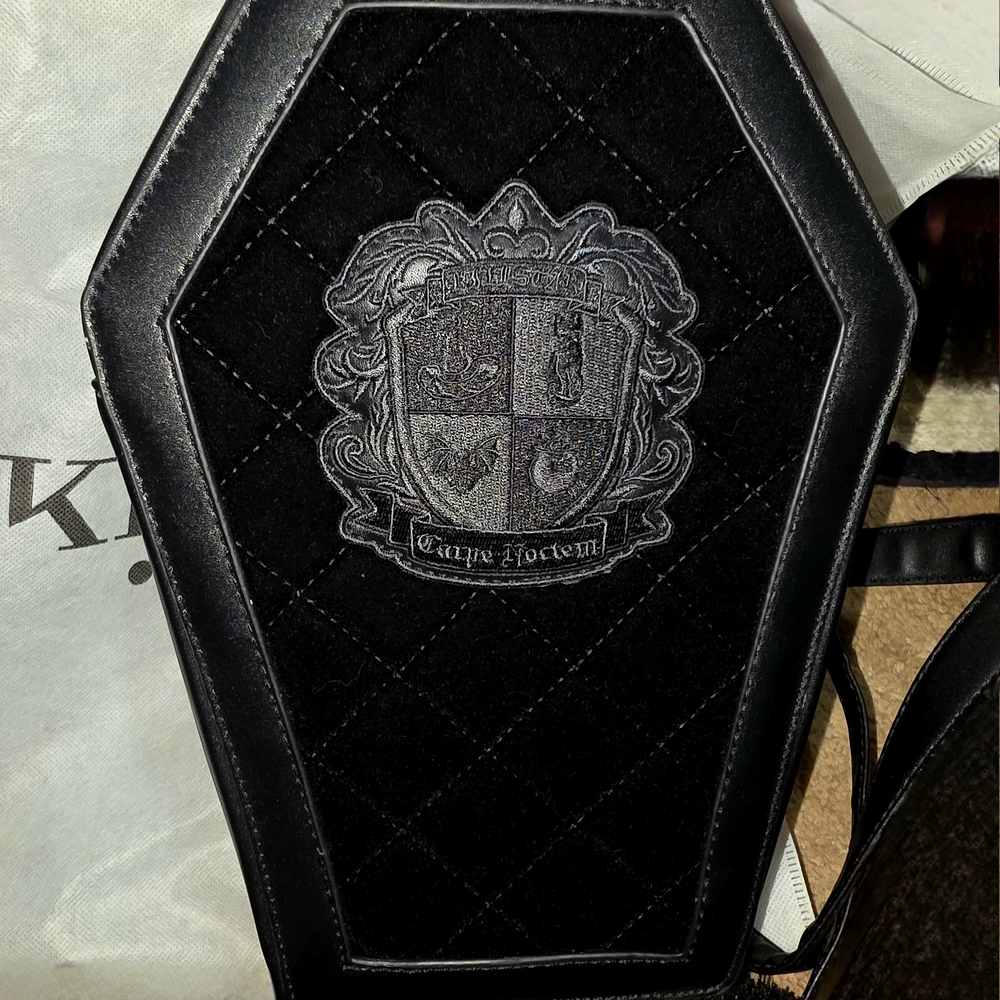 Killstar Gothic Black Crest Backpack